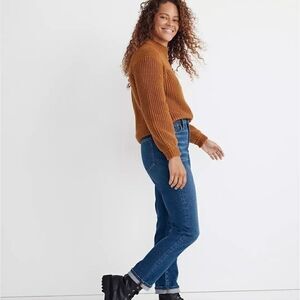 MADEWELL The High-Rise Slim Boyjean Medium Wash Size 29